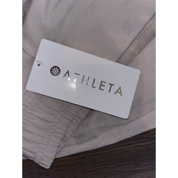 Athleta Brooklyn Textured Jogger-NWT-Size 26-Leopard Abalone Grey - Picture 4 of 4